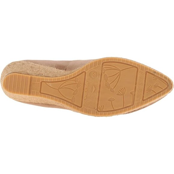 Eric Michael Teva Espadrille Wedge Camel NWOB New 42 - Picture 3 of 4